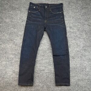 G Star Raw Jeans Mens 30x28 Dark Blue Type C 3D Super Slim Denim Stretch *READ*